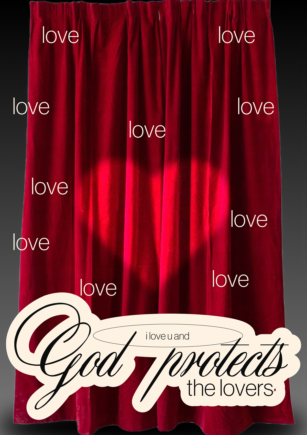 Постер God protects the lovers